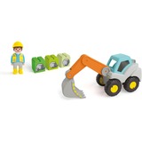 PLAYMOBIL Junior: Excavadora de pala, Juegos de construcción 