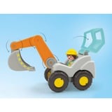 PLAYMOBIL Junior: Excavadora de pala, Juegos de construcción 