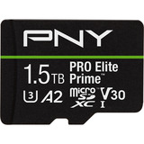 PNY Pro Elite Prime microSD 1,5 TB, Tarjeta de memoria negro/Verde