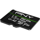 PNY Pro Elite Prime microSD 1,5 TB, Tarjeta de memoria negro/Verde