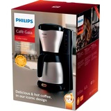 Philips HD7548 Cafetera de filtro 1,2 L negro/Acero fino, Cafetera de filtro, 1,2 L, De café molido, 1000 W, Negro, Metálico