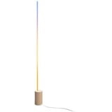 Philips Lámpara de pie Gradient Signe, Luz de LED blanco/Madera, Philips Hue White and Color ambiance Lámpara de pie Gradient Signe, Lámpara de pie inteligente, Bluetooth/Zigbee, Blanco, LED, Aluminio, Bombilla(s) no reemplazable(s)
