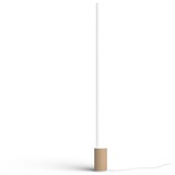 Philips Lámpara de pie Gradient Signe, Luz de LED blanco/Madera, Philips Hue White and Color ambiance Lámpara de pie Gradient Signe, Lámpara de pie inteligente, Bluetooth/Zigbee, Blanco, LED, Aluminio, Bombilla(s) no reemplazable(s)
