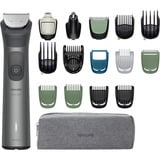 Philips Recortadora Multigroom Todo en Uno Serie 7000 17 en 1, Cortador de pelo gris