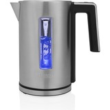 Princess 236047 Hervidor de agua de ebullición rápida Deluxe acero fino/Negro, 1,7 L, 3000 W, Negro, Acero inoxidable, Acero inoxidable, Ajustes de termostato, Indicador de nivel de agua