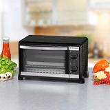 Rommelsbacher BG950 horno Horno eléctrico 10 L 950 W Negro, Mini horno negro, Horno eléctrico, 10 L, 950 W, 10 L, 950 W, 80 - 230 °C, Minorista