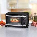 Rommelsbacher BG950 horno Horno eléctrico 10 L 950 W Negro, Mini horno negro, Horno eléctrico, 10 L, 950 W, 10 L, 950 W, 80 - 230 °C, Minorista