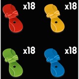 Smoby FleXtreme Refill, Pistas de carreras Pista de vehículos de juguete, 4 año(s), Azul, Verde, Rojo, Amarillo