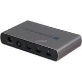 Sonnet Echo 5 Thunderbolt 4 Negro, Estación de acoplamiento plateado/Negro, Thunderbolt 4, Thunderbolt 4, USB 3.2 Gen 2 (3.1 Gen 2) Type-A, USB Tipo C, 60 Hz, Negro, CC, 20 V