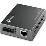 TP-Link MC200CM V3 convertidor de medio Interno 1000 Mbit/s 850 nm Multimodo Negro gris, 1000 Mbit/s, IEEE 802.3ab, IEEE 802.3x, IEEE 802.3z, Gigabit Ethernet, 1000 Mbit/s, 1000BASE-FX, 1000BASE‑SX, Cat6