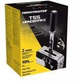 Thrustmaster TSS Handbrake, Freno de mano plateado/Negro