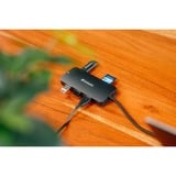 Verbatim CMH-09 USB Tipo C 10000 Mbit/s Plata, Estación de acoplamiento gris, USB Tipo C, HDMI, RJ-45, USB 3.2 Gen 1 (3.1 Gen 1) Type-A, USB 3.2 Gen 2 (3.1 Gen 2) Type-A, USB 3.2 Gen 2..., MicroSD (TransFlash), SD, 10000 Mbit/s, 60 Hz, Plata