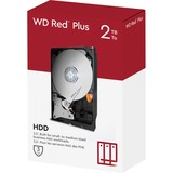 WD WD Red Plus 3.5" 2000 GB Serial ATA III, Unidad de disco duro 3.5", 2000 GB, 5400 RPM