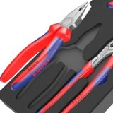 Wera Inserto de espuma KNIPEX juego de alicates 1, 3 piezas, Set de pinzas negro/Gris