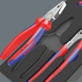 Wera Inserto de espuma KNIPEX juego de alicates 1, 3 piezas, Set de pinzas negro/Gris