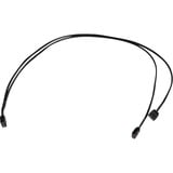 Alphacool Divisor en Y aRGB 3 pines a 2x 3 pines, 60 cm, Cable Y negro