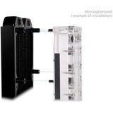 Alphacool Montaje Core Push 17mm M3/M4/UNC 6-32 Juego 4x, Fijación/Instalación negro/Plateado