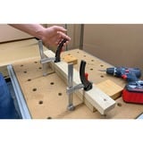 BESSEY Elemento de sujeción TW20-15-8-KLI, para mesas multifunción, Tensor plateado
