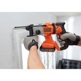 BLACK+DECKER Martillo combinado a batería BCD900B, 18Volt, Martillo perforador naranja/Negro