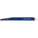 Bosch 2 608 900 395 hoja de sierra de calar, de sierra de marquetería y de sierra recíproca Hoja de sierra de sable Carburo 10 pieza(s) Hoja de sierra de sable, Metal, Acero, Carburo, Azul, 30 cm, 6 - 8