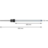 Bosch Broca para martillo EXPERT SDS Clean max-8X, Ø 22mm, Taladro 