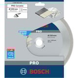 Bosch Disco de diamante PRO para cerámica, Ø 230mm, Hoja 