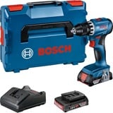 Bosch Taladro atornillador a batería GSR 18V-45 Professional, 18Volt, Taladro/destornillador azul/Negro