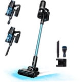 Cecotec Conga Rockstar 1500 Ray Pure, Aspirador vertical negro/Azul