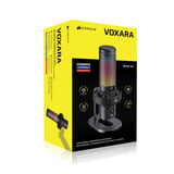 Corsair Corsair VOXARA USB Gaming Microphone, bk, Micrófono negro