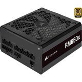 Corsair RM650x unidad de fuente de alimentación 650 W 24-pin ATX ATX Negro, Fuente de alimentación de PC negro, 650 W, 100 - 240 V, 47 - 63 Hz, 10 - 5 A, 130 W, 648 W