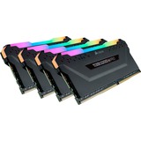 Corsair Vengeance CMW32GX4M4D3600C16 módulo de memoria 32 GB 4 x 8 GB DDR4 3600 MHz, Memoria RAM negro, 32 GB, 4 x 8 GB, DDR4, 3600 MHz, 288-pin DIMM