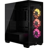 Corsair iCUE LINK 3500X RGB, Cajas de torre negro