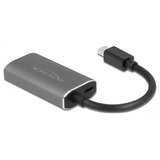 DeLOCK 63200 adaptador de cable de vídeo 0,2 m Mini DisplayPort HDMI tipo A (Estándar) Gris negro/Gris, 0,2 m, Mini DisplayPort, HDMI tipo A (Estándar), Macho, Hembra, Derecho