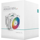DeepCool AG620 WH ARGB, Disipador de CPU blanco