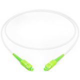 Digitus Cable de parche de fibra óptica simplex, reforzado con acero, monomodo, SC/APC > SC/APC blanco