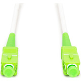 Digitus Cable de parche de fibra óptica simplex, reforzado con acero, monomodo, SC/APC > SC/APC blanco