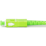 Digitus Cable de parche de fibra óptica simplex, reforzado con acero, monomodo, SC/APC > SC/APC blanco