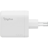 Digitus Cargador USB GaN 100W, 2x USB-C, 1x USB-A 