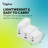 Digitus Cargador USB GaN 100W, 2x USB-C, 1x USB-A 