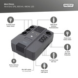 Digitus DN-170111 All-in-One, UPS negro