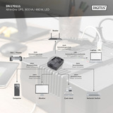 Digitus DN-170111 All-in-One, UPS negro