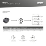 Digitus DN-170111 All-in-One, UPS negro