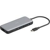 Digitus Estación de acoplamiento USB-C de 7 puertos gris/Negro