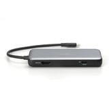 Digitus Estación de acoplamiento USB-C de 7 puertos gris/Negro