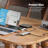 Digitus Estación de acoplamiento USB-C de 7 puertos gris/Negro