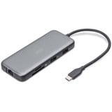 Digitus Estación de acoplamiento USB-C de 7 puertos gris/Negro