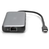 Digitus Estación de acoplamiento USB-C de 7 puertos gris/Negro