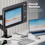 Digitus Estación de acoplamiento USB-C de 7 puertos gris/Negro