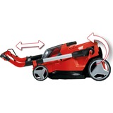 EINHELL Rasarro 36/42 Cortacésped de empuje a gasolina Batería Negro, Rojo rojo/Negro, Cortacésped de empuje a gasolina, 550 m², 42 cm, 2,5 cm, 7,5 cm, 50 L