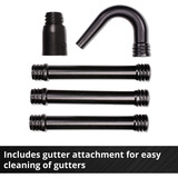 EINHELL Soplador de hojas profesional a batería GP-LB 18/200 Li GK - Solo, 18 Voltios rojo/Negro